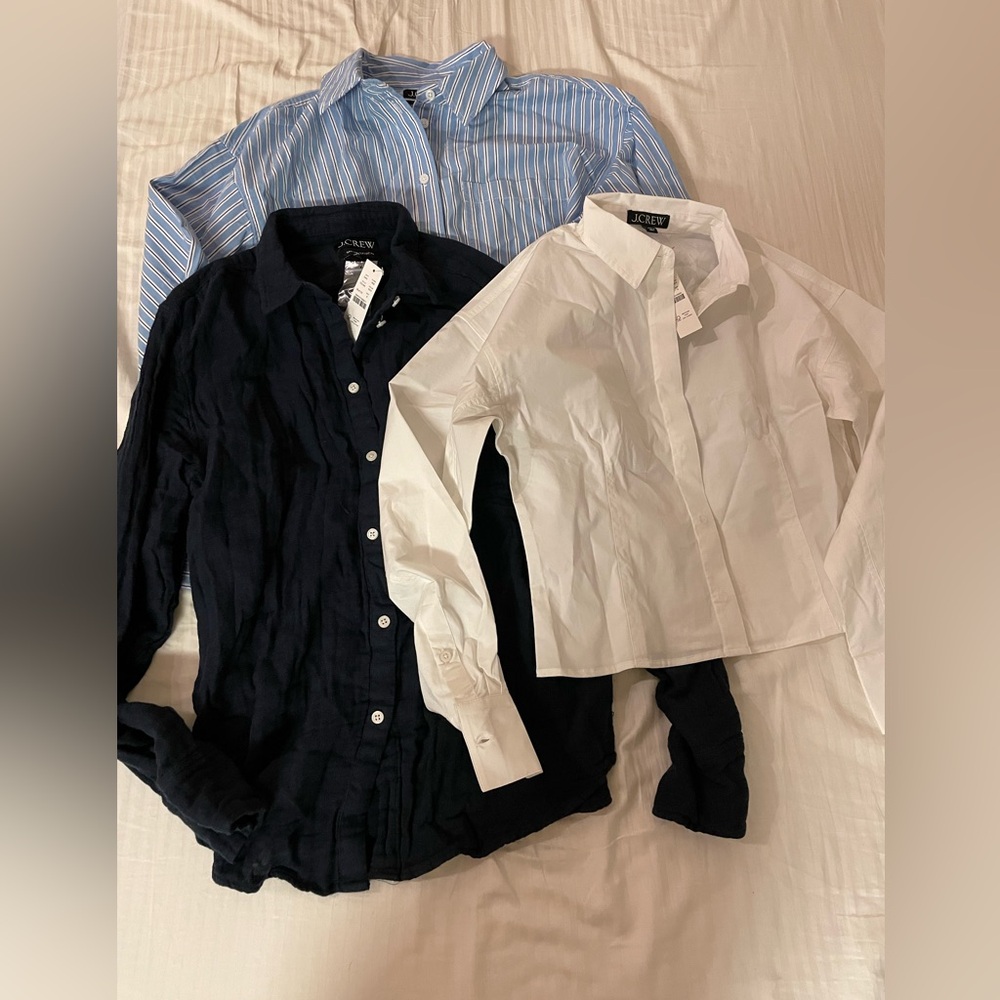 Bundle 3 J. Crew button down shirt NWT